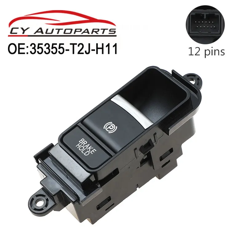 

Новый переключатель стояночного тормоза для Honda Accord 35355-T2J-H11 35355T2JH11, переключатель управления стояночным тормозом