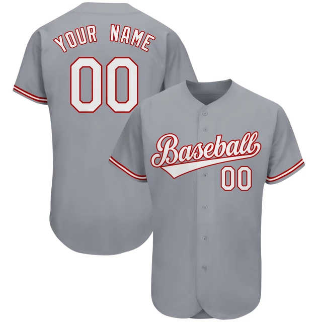 Personalized Custom Baseball Jerseys Shirt Print Team Name/Number Softball Jersey Club League Game Training Uniform for Men/Kids B3-05-01-308 As Pic