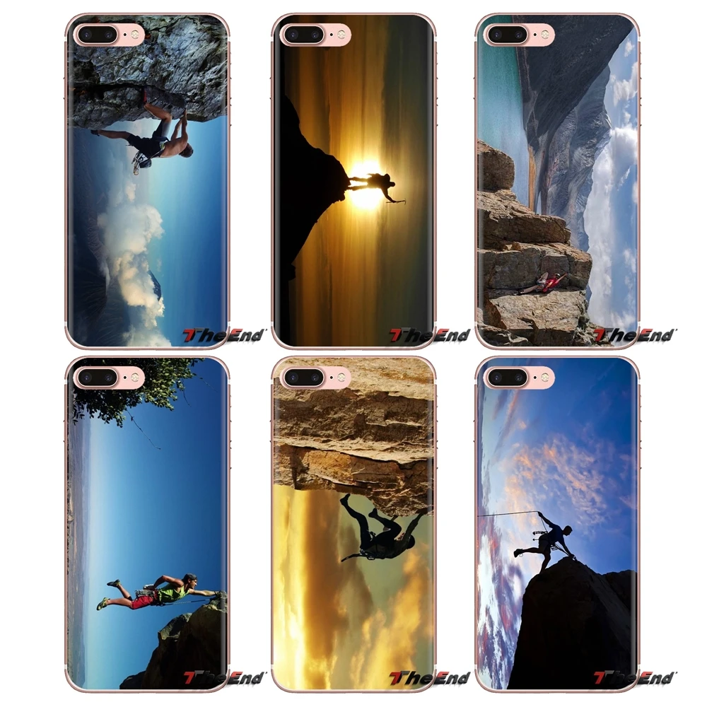 For Samsung Galaxy J1 J2 J3 J4 J5 J6 J7 J8 Plus 2018 Prime 2015 2016 2017 Silicone Case Cover Mountain Climbing Adventure Sports |