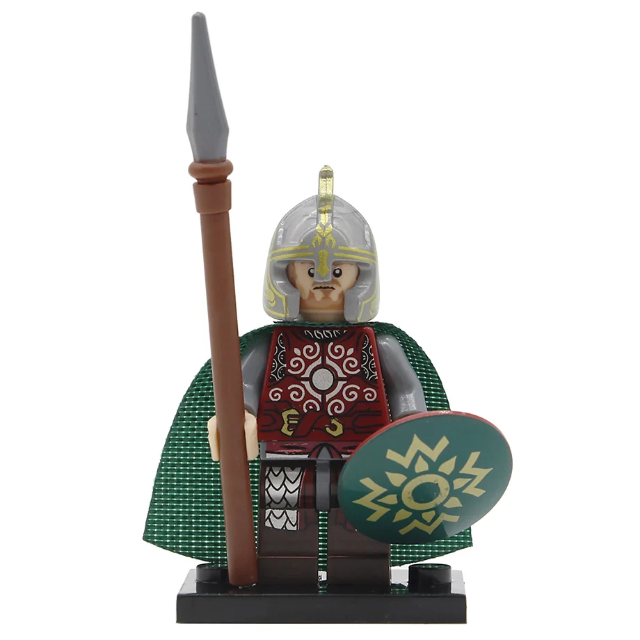 PG502 20 шт. Рейф Haldir Рохан Леголас фигурка Elrond Eomer Arag Bowman орк Мордора Боромир строительные блоки модели игрушки - Цвет: PG502