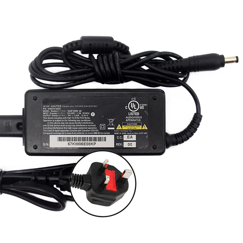 Для Visio SADP-65NB AB P/N: 030070132027 зарядное устройство источник питания адаптер переменного тока 19V 3.42A-б/у