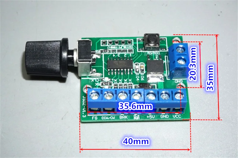 12-24V Minebea Nidec бесщеточный мотор-регулятор бесщеточный скоростной регулировки PWM/CLK сигнала положительная инверсия