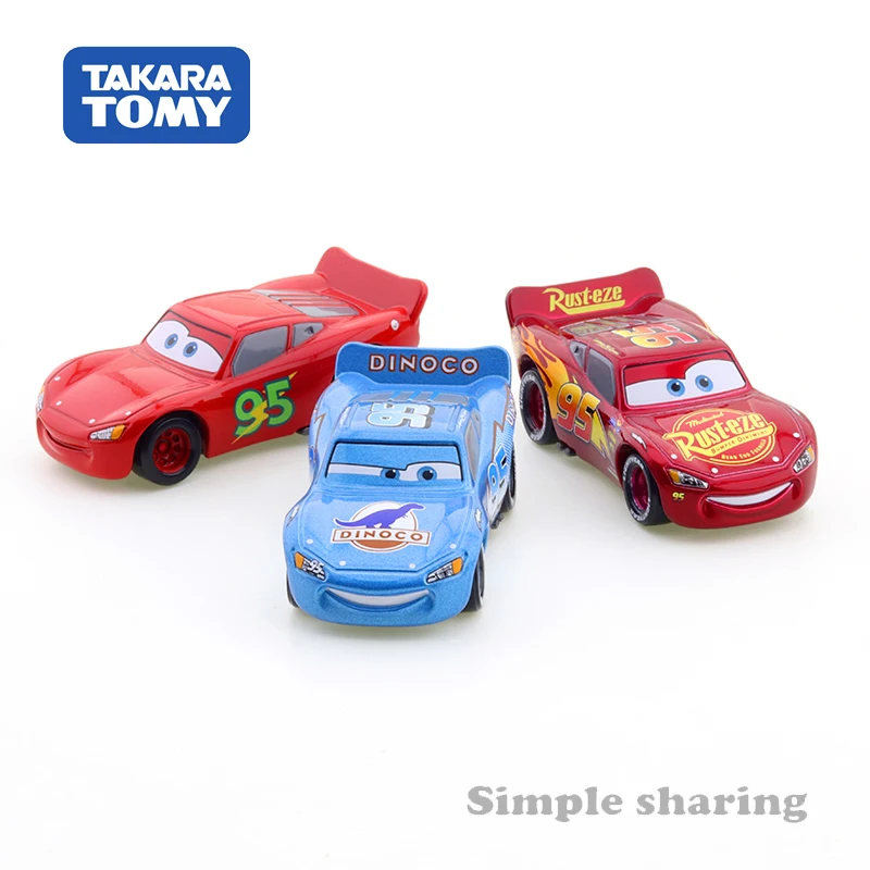 Tomica Disney Pixar Cars Lightning McQueen Day Collection 2020 SET 95 TOMY 3 NEW 