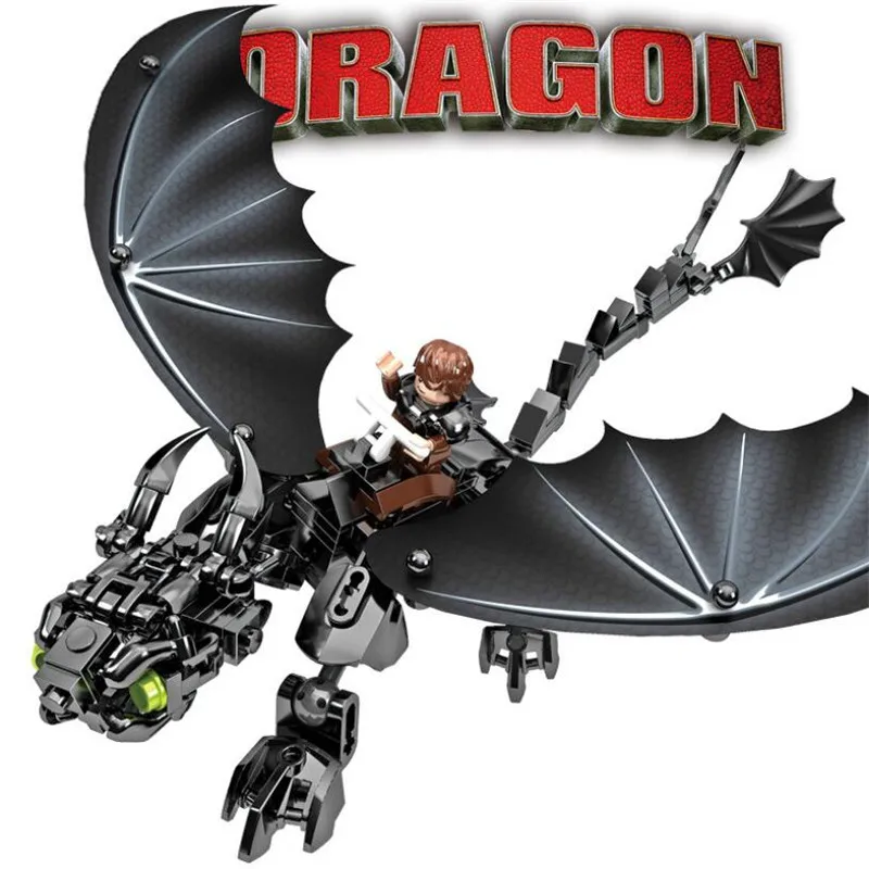 Ceny W magazynie Legoinglys jak wytresować smoka 3 light Fury bezzębne lalki Dragon Action Figures klocki budowlane zabawki kid