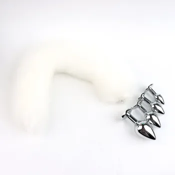Removable Tail Plug Fox Tail Rear Butt Plugs Adult Juguetes Se Sexsuale Anal Plug Anal Dilator Sex Stuff Butt Plug Soft 5