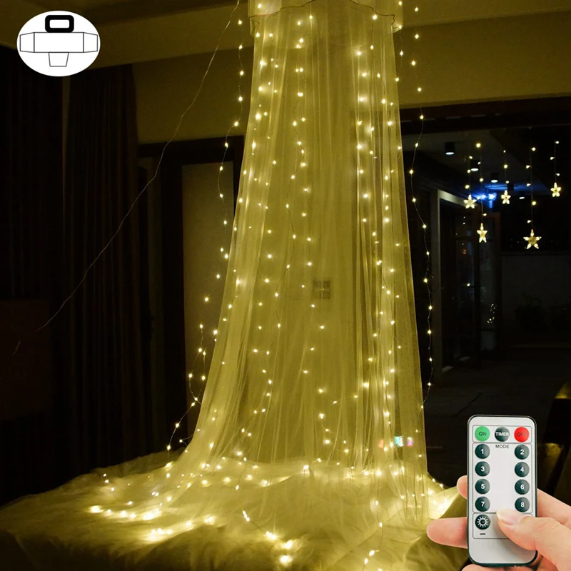 

Remote control multicolor string lights fairy lights outdoor waterproof Halloween Christmas power