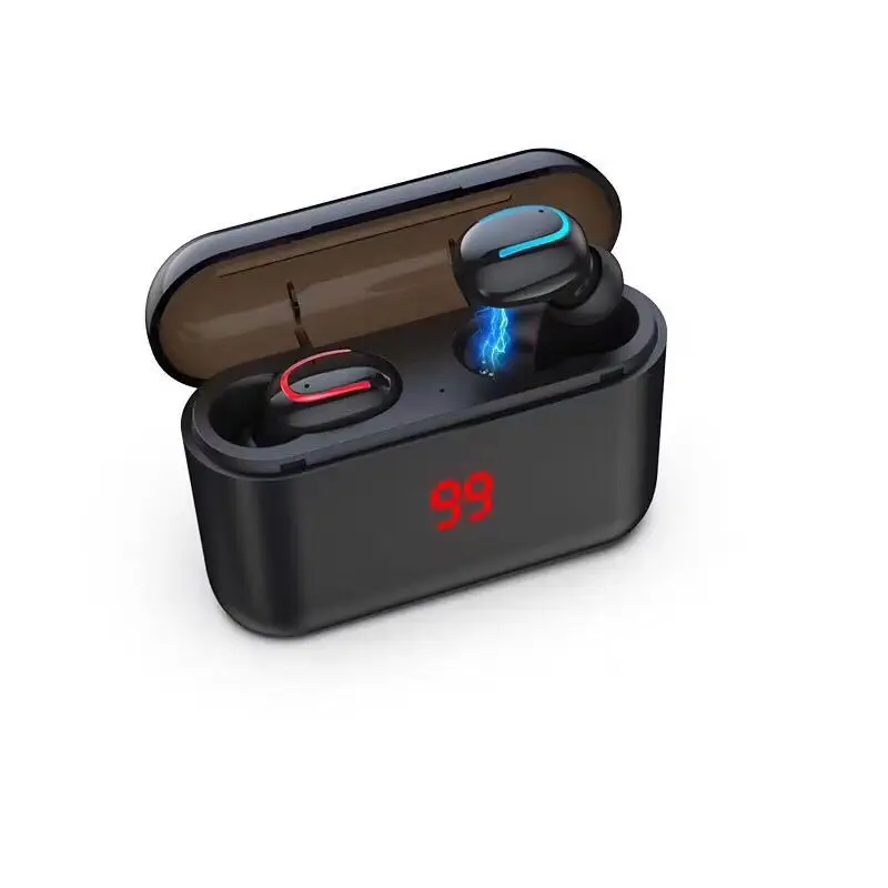 Tws Bluetooth 5 0 Earphone Wireless Headphones Binaural Sport Earbud With Charging Box Headset With Mic For Iphone Android phone