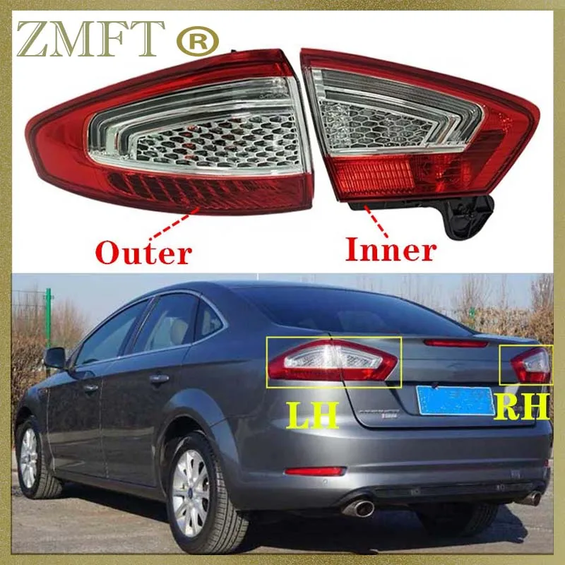 

Стоп-сигнал для заднего бампера автомобиля, задний фонарь для Ford Mondeo Fusion 2011 2012 2013 Waring светильник
