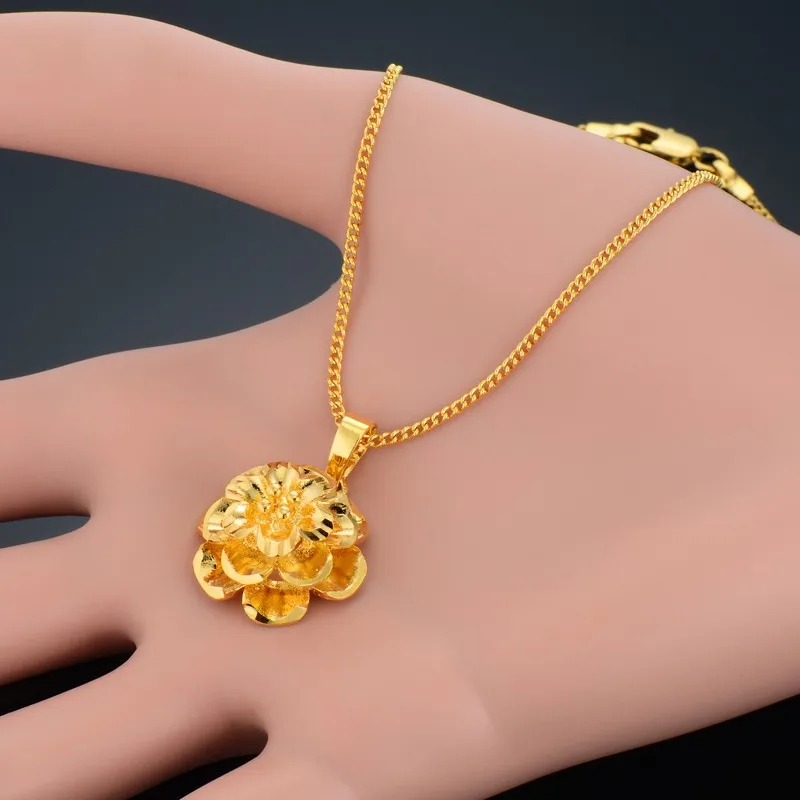 Женское колье чокер с подвеской в виде цветка из нержавеющей стали|Ожерелья