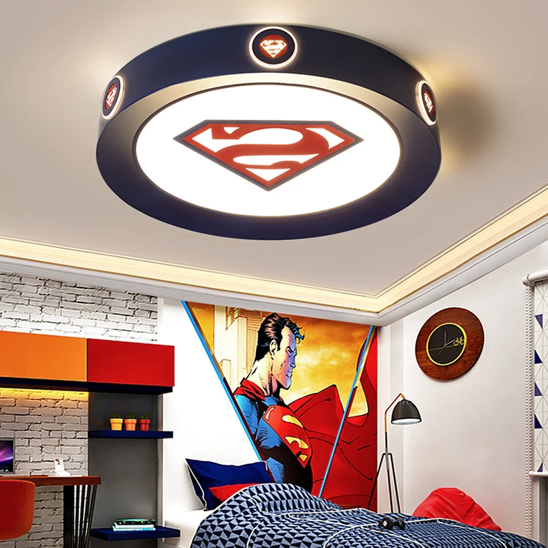 Super Hero Ceiling Lights For Boy's Room