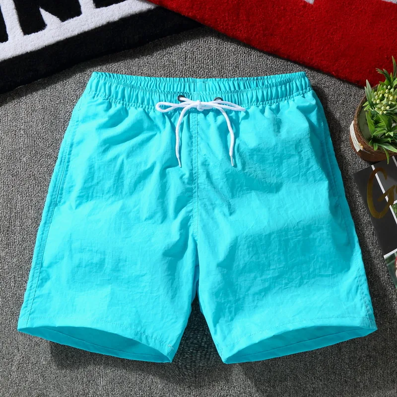 Модные мужские повседневные шорты в полоску сбоку, шорты для бега, уличная одежда, эластичная резинка на талии, розовый, черный цвет, летние шорты, разные цвета