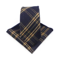 Модные хлопковые Галстуки, платок, набор для мужчин, Классические Полосатые клетчатые шарфы, винтажные тканевые зимние мужские вечерние обтягивающие повседневные Галстуки
