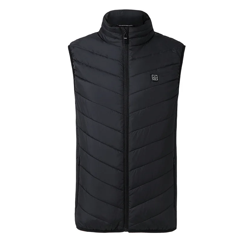 

Self-heating Vest Men's Winter New Style Casual Vest Charging Fever USB Intelligent Constant Temperature Heating Vest Outdoor Fe