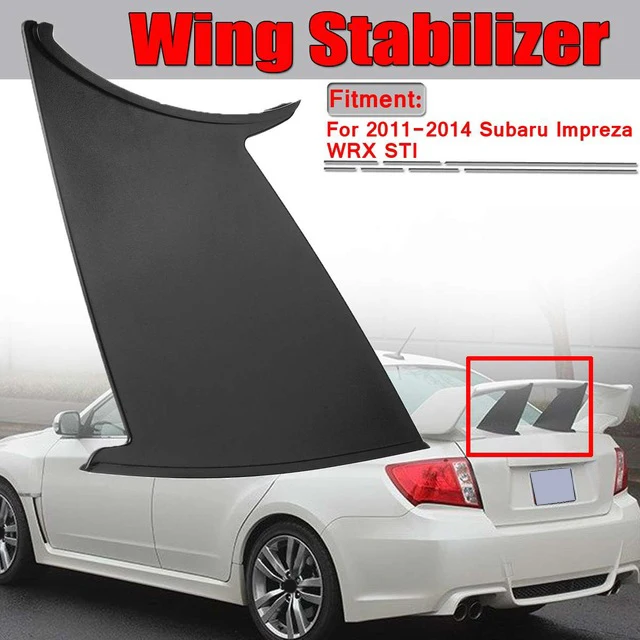 Задний автомобильный спойлер крыло Задний стабилизатор поддержка для Subaru Impreza WRX STI Sedan 2011