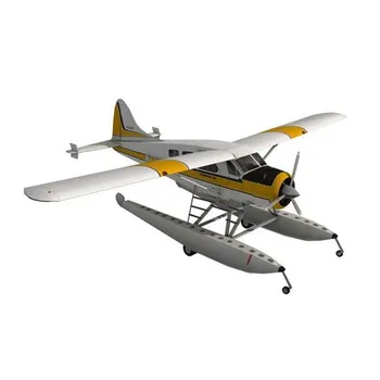 

DIY 1:32 Dhc-2 Beaver Seaplane Paper Craft Aircraft Paper Model 3d Puzzle Game Toys For Kids Adult Gifts