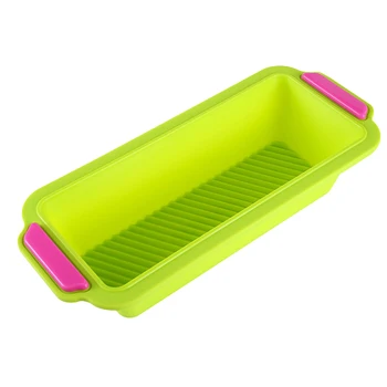 

Toast Heat Resistant Soft Baking Tool Nonstick Silicone Pan Practical Rectangular Multipurpose Cake Tray Bakeware Bread Mold