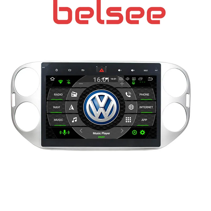 Belsee 10," сенсорный экран Android 9,0 Авторадио Мультимедиа gps навигация для Volkswagen Tiguan 2011 2012 2013