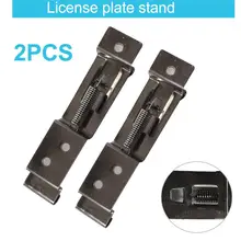 2 шт. Автомобильный Держатель рамы номерного знака трейлер номерной знак зажимы пружинный кронштейн из нержавеющей стали для грузовика/прицепа/автомобиля/корабля