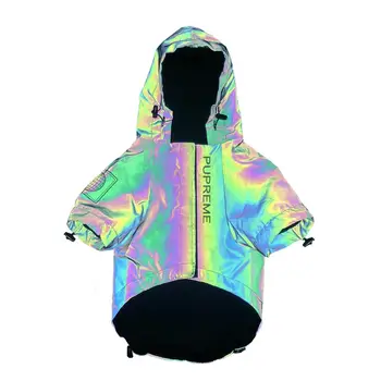 

Reflective Flashing Dogs Winter Clothing Hoodie Dog Clothes Ropa Para Perro Ubranka Dla Psa Jacket Pet Coat Roupa Cachorro Puppy