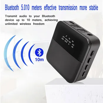 

Bluetooth 5.0 Audio Transmitter Receiver Music CSR8675 AptX HD LL Low Latency TV PC Bt Wireless Adapter RCA/SPDIF/3.5mm Aux Jack