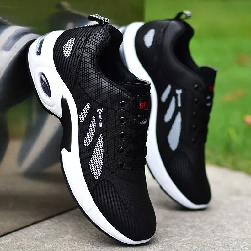 Casual Shoes Mens Autumn/Spring 2021 Fashion Shockproof Breathable Sneakers Boys Comfort Sneakers Vulcanized Shoes Men Sneaker