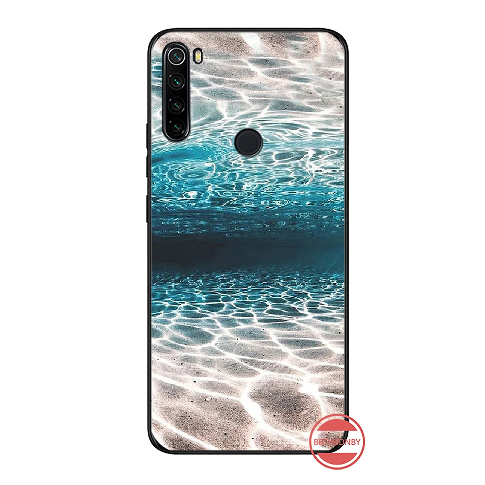 island sea Waves Beach spray ocean DIY Painted Bling Phone Case For Xiaomi Redmi Note 4 4x 5 6 7 8 pro S2 PLUS 6A PRO xiaomi leather case design