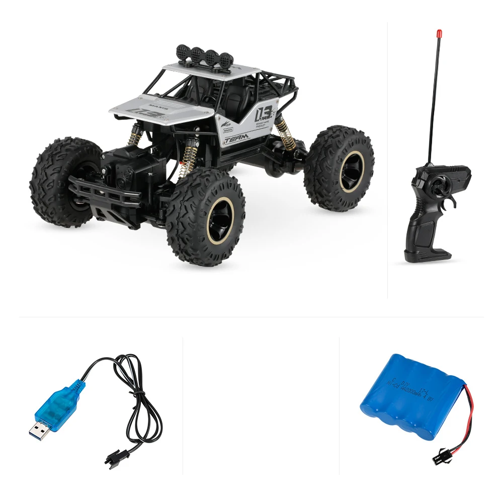 

6288A 1/16 2.4G Alloy Body Shell Crawler RC Buggy Car Remote Control Toy for Kids Gifts