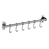 Wall Mounted Utensil Rack Stainless Steel Hanging Kitchen Rail with 6/8/10 Removable Hooks Hanger Organizer ► Photo 3/6
