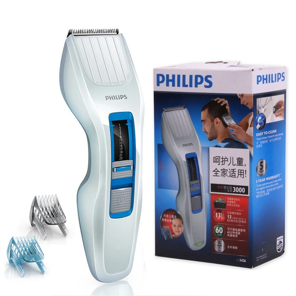 Электробритва PHILIPS HC3426/15 аккумуляторная для взрослых и детей беспроводная с