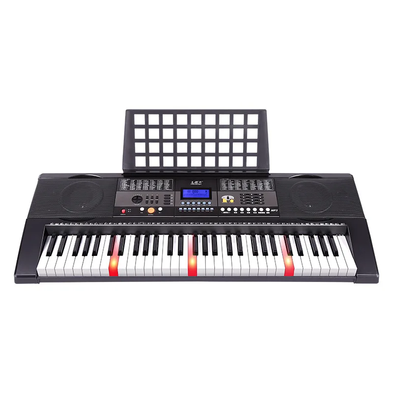 

Smart Electronic Keyboard Connection APP Lighting with Elastic-Adult Children Beginner 61 Key Efforts Teachers Profession 88