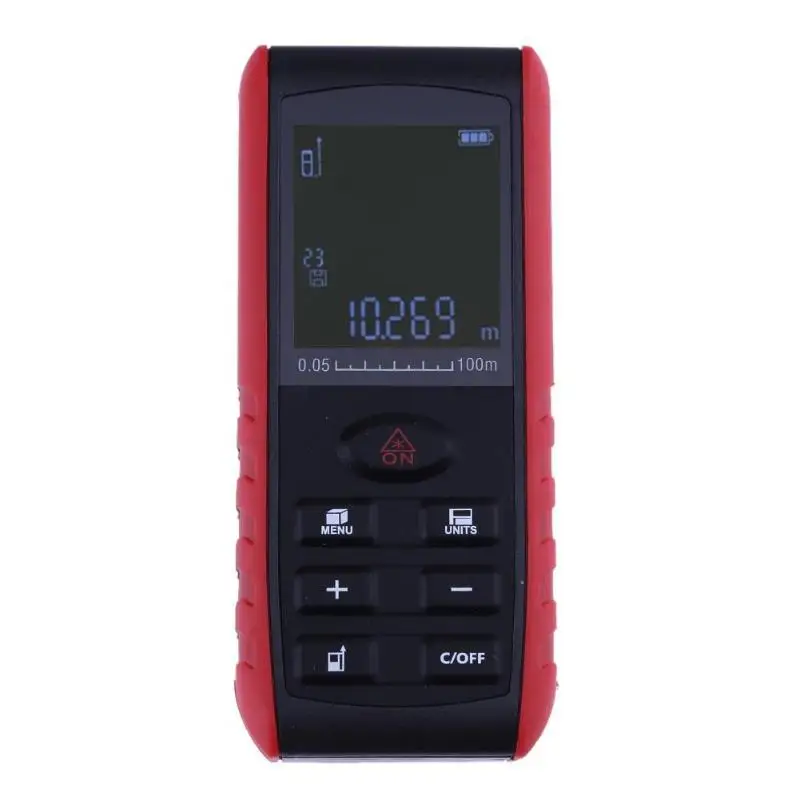 

100M/328ft Digital Handheld Laser Rrangefinder Distance Meter Angle Tester