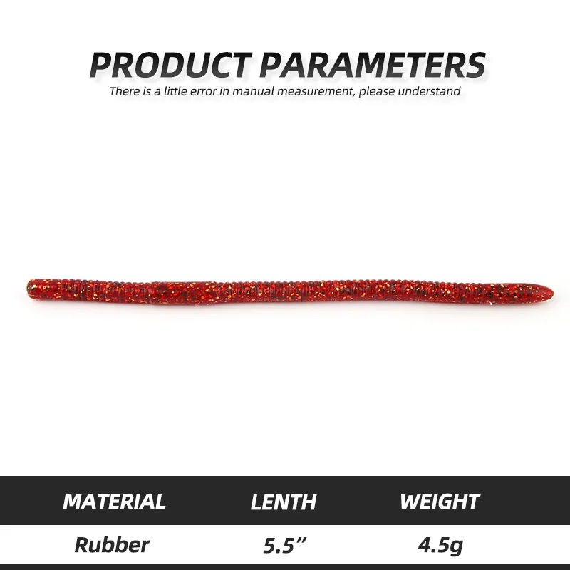 ARDEA fishing soft lure worms 6pcs/14cm/4.5g Silicone Earthworm Artificial Fishing Lures salt bass soft lure Wobblers