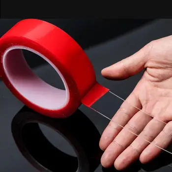 

Car Home Double Sided Adhesive Tape Classic Colors and Simple Durable Design Transparent Acrylic No Trace Reusable Tape