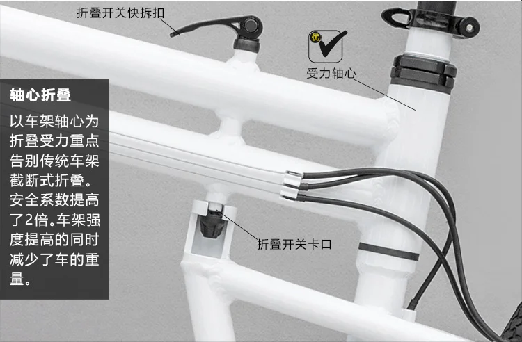 Discount New Brand Folding Bike Aluminum Alloy Frame 26 inch Wheel 24/27 Speed Dual Disc Brake Road Bicycle Bicicleta 34