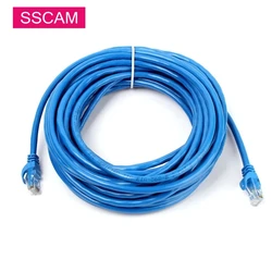 Câble réseau RJ45 Cat6 pour caméra IP POE, 5M/10M/20M/30M/40M, Ethernet, réseau LAN, haute vitesse, pour routeur d'ordinateur 