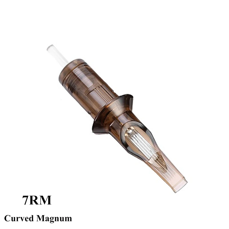 Высококачественный оригинальный картридж BIGWASP V3 игла 7 изогнутый Magnum (7RM) 20 шт./кор.