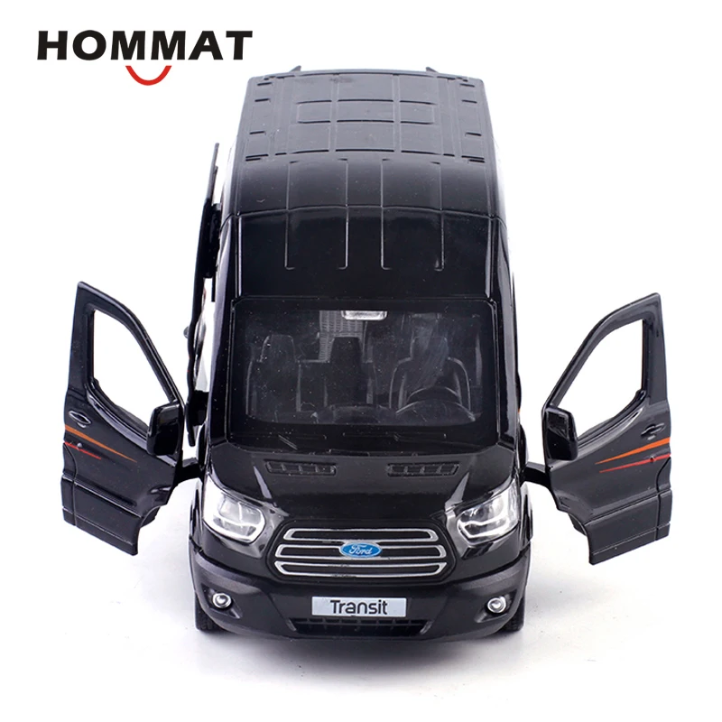 Hommate 1:35 весы Ford Transit Van Cargo MPV модель машины из сплава металл, полученный литьем под давление и игрушки модели автомобилей игрушки для детей с коробкой