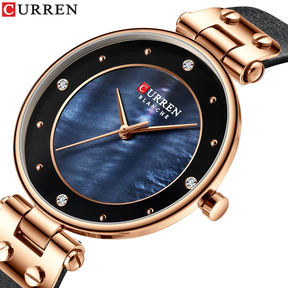 

Relogio Feminino CURREN Watch Women Luxury Brand Ladies Quartz Wristwatch Leather Waterproof Watches Reloj Mujer Girl Clock
