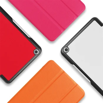 

Ultra Slim Caster 3-Folding Folio Stand PU Leather Protect Cover Case For Acer Iconia One 8 B1-860 8 " Tablet Case