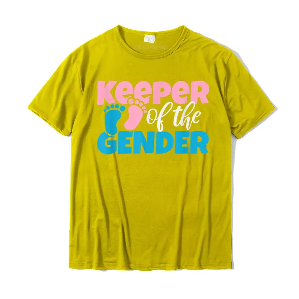 2021 Fashion Men Tshirts Summer Printing Tops Tees 100% Cotton Short Sleeve Birthday Tops & Tees O-Neck Wholesale Keeper of the Gender Gender Reveal Shirt Baby Gift T-Shirt__MZ16892 yellow