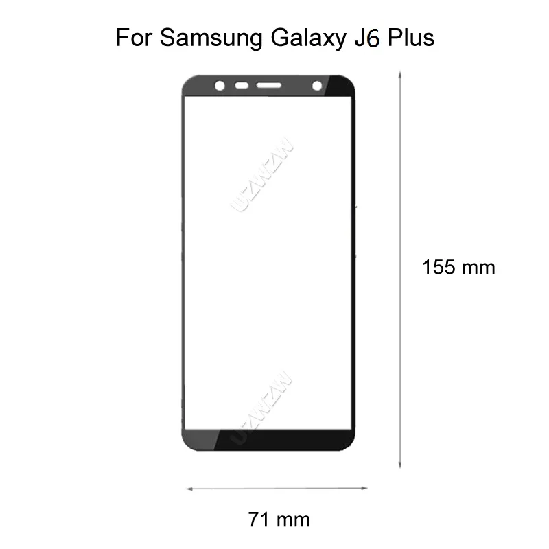 2 шт. для Samsung J6 Plus 2018 полное покрытие закаленное стекло Защита экрана Защитное Galaxy