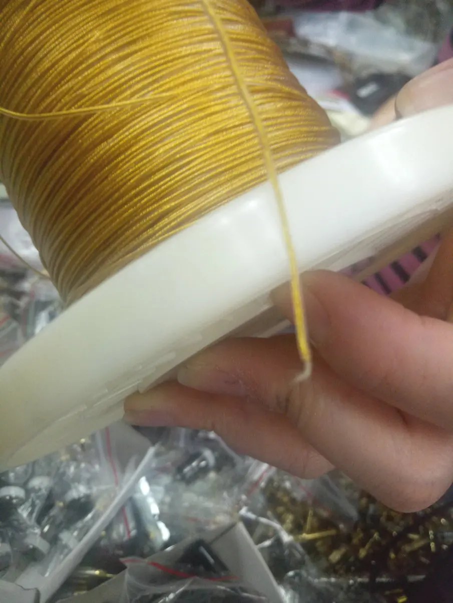 1 Катушка желтый 500 м DIY 1-ядро наушников аудио кабель обновления для наушников гарнитуры один кристалл медь