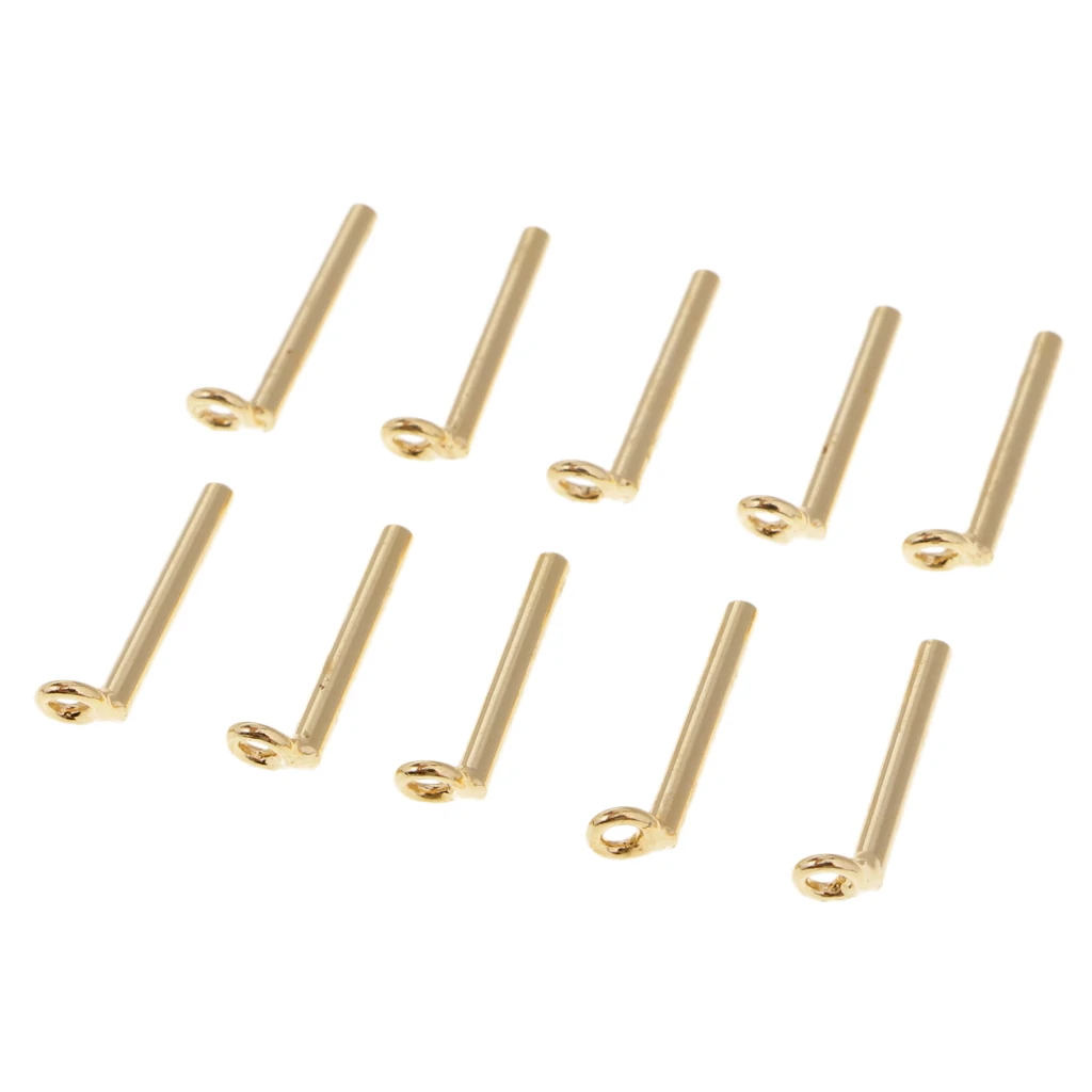 10pcs Fishing Rod Guides Kit Parts Rod Tips for Building Repair Making 0.8mm-1.2mm