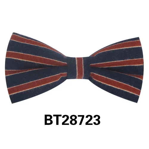 BT28723 Мужской галстук-бабочка Классический Полосатый мужской и женский галстук-бабочка Бизнес Свадьба взрослые цветочные галстуки-бабочки костюмы галстуки-бабочки - Цвет: BT28723