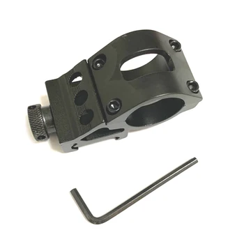 

T2008 Tactical Scope Mount 25.4mm Ring Track Clamp Hunting Rifle Optical Sight Mirror Laser Bracket Flashlight Clip Weaver Rail