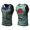 New Men O-Neck Tank Top Pure Color Cartoon Summer Vest Gym Muscle Bodybuilding Streetwear Sleeveless Shirt Workout Fitness Sport 1