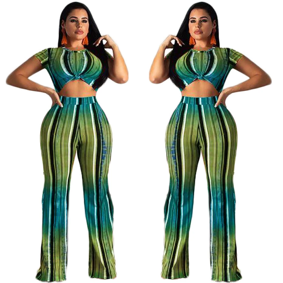 high waisted rainbow pants