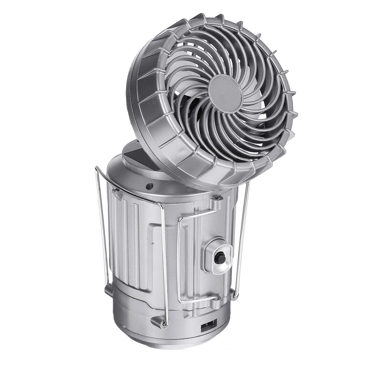 6 In 1 Portable Outdoor Led Camping Lantern With Fan