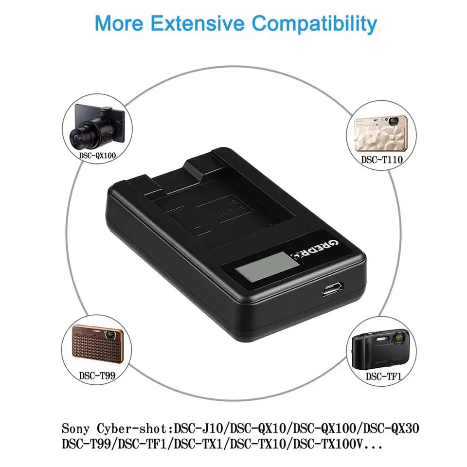 NP-BN1 NP-BN Battery for Sony DSC-W800 W830 QX100 W310 W320 W330