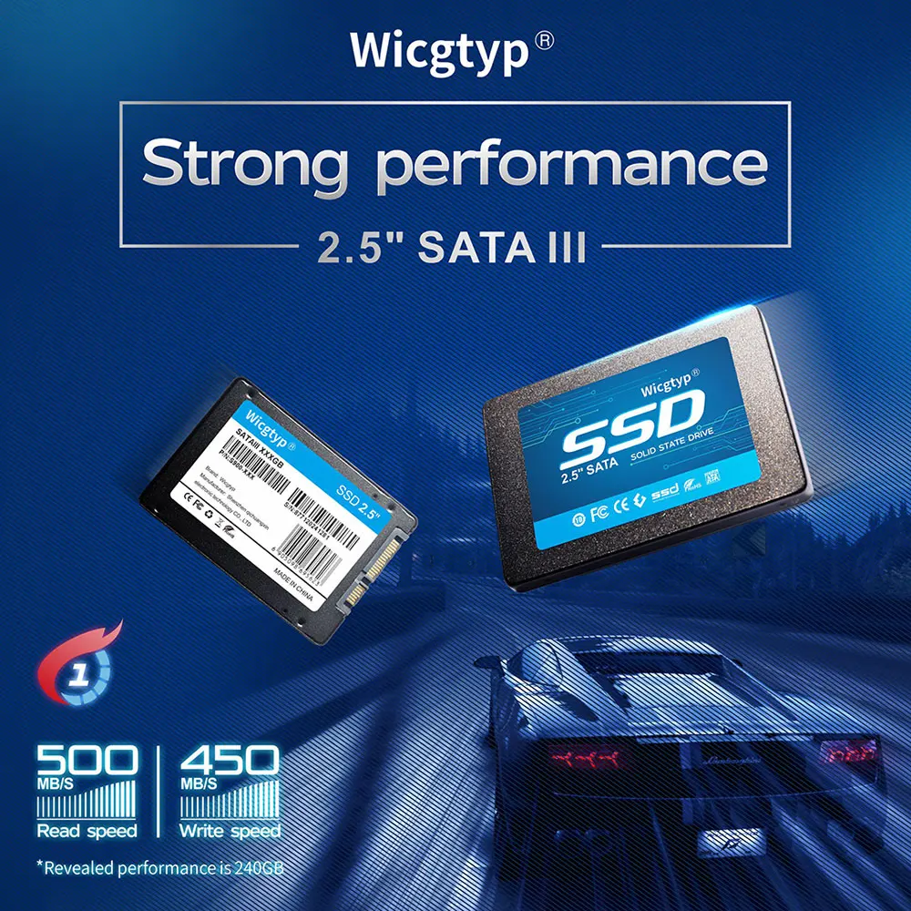 Твердотельный накопитель Wicgtyp 7 мм 2 5 дюйма SATA III 6 дюймов ii 3 ssd 120 ГБ 240 480 960 жесткий